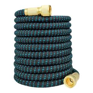 Household thickened latex telescopic pipe pouring flower artifact watering high -pressure car washing water tube water gun explosion -proof anti -freezing hose
