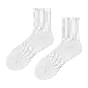 Zimo socks men's summer thin white mid-tube pure cotton yarn towel bottom 7A antibacterial and deodorant men's long tube sports