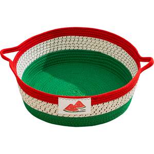 Rattan editor net red big cat nest, one -piece cat grabbing board, four seasons universal pet bed nest resistance, wear -resistant woven nest can be washed
