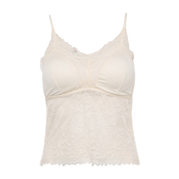 DPLAY back empty lace splicing suspender
