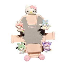 Sanrio electric vehicle mobile phone holder shockproof motorcycle bicycle riding navigation stand small helmet sunshade and rainproof