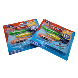 Practice closed gas, diving ring octopus training swimming sticky toys underwater, seagrass torpedo throwing water power Shark beach
