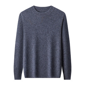 
Shanghai Chunzhu Cashmere Sweater Men 100% Pure Cashmere Half-Turneck Winter New Thickened High-end Knitted Sweater