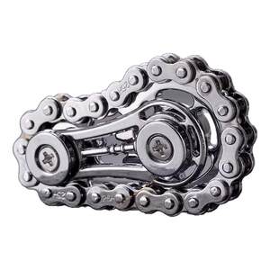 
Relieve pressure finger chain flywheel chain fingertip gyro relieve anxiety and decompression artifact gear mechanical metal model