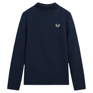 
Navigare Italian small sailing boy's bottoming shirt autumn and winter children's half turtleneck long-sleeved T-shirt