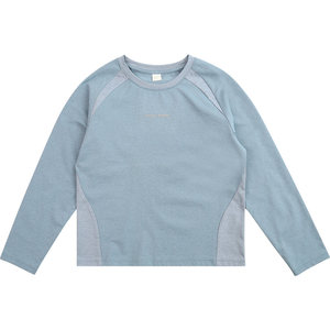 
Junyi Liangpin boys' long-sleeved T-shirt children's spring new ice sportswear boys sweat-wicking bottoming top