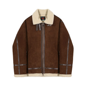 
MRCYC lamb fur jacket men's winter Korean fur integrated stand collar jacket suede thickened cotton jacket