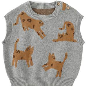 
Baby vest, spring and autumn baby clothes, spring girls' sweaters, boys' sweaters, pure cotton children's spring clothes