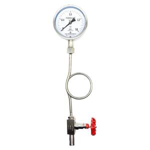 Pressure gauge Complete set of installation accessories Stainless steel buffer pipe bend Needle valve Ball valve Buffer pipe base

