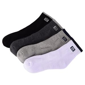 Autumn and winter hair circles warm men's socks with cotton with thick towel bottom leisure sports mid -cotton cotton cotton sweat absorption and deodorant 5 doubles
