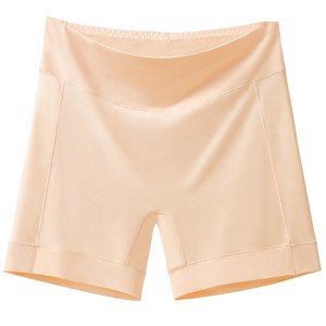 
High-waisted boxer briefs for women 7A pure cotton antibacterial inseam seamless tummy control anti-wear leg bottoming safety pants large size fat mm