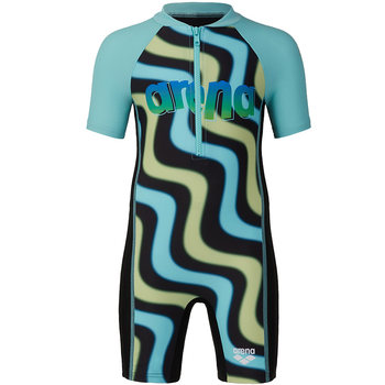 arena children and teenagers short-sleeved one-piece swimsuit