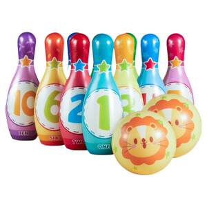 
Children's bowling toy set 2 solid cotton baby 6-year-old educational early childhood classroom boy toys 1 to 2 years old