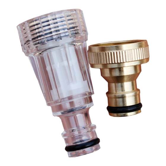 
Home high-pressure car washing machine accessories Copper water inlet pipe filter nut water gun pump nozzle joint Yili