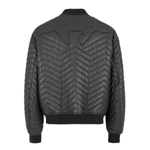 
Armani/Armani EA Men's Eagle Leather Jacket Leather Jacket EM000116 AF10446