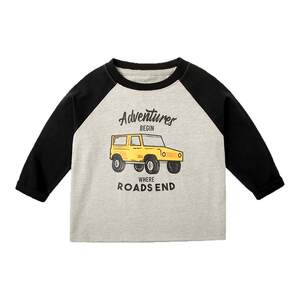Dudujia boys' long-sleeved T-shirt spring baby spring clothing children's tops t children's clothing girls' clothing boy's bottoming shirt