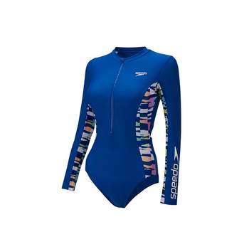 
Speedo/Speedo women's long-sleeved one-piece swimsuit
