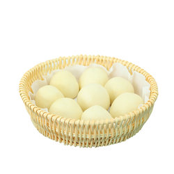 Household snacks, egg bread, hand-woven steamed bun basket