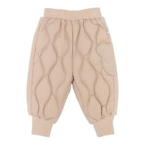 
YOUGE baby song winter cartoon wavy duck down warm down pants fluffy elastic waist splicing pants