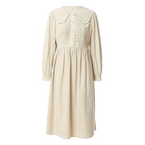 
Famecoco counter same style literary original dress pure cotton doll collar high waist women's autumn FAB8FA011