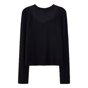 
Large size half-high neck pullover sweater for women fat mm mesh top fashionable knitted sweater inner bottom shirt fat girl Qiu