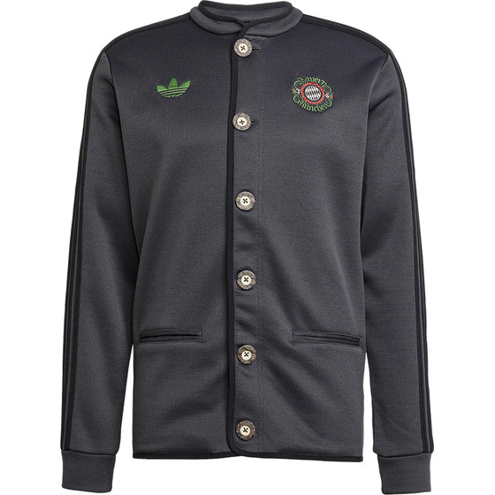 
Adidas/Adidas genuine clover men's football casual slim knitted jacket JV5880