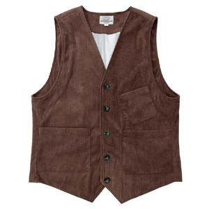 
Men's Retro Flannel Vest Men's Solid Color Slim Retro Corduroy Vest British Style Vest
