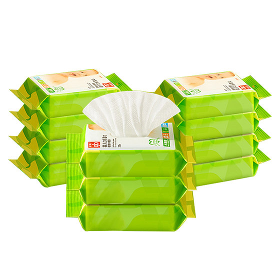 GB good child baby wet towel newborn wet towel plant pielisol baby mouth wet wet wipes and portable installation 25p*4