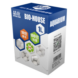 Crystal clear aquarium turtle tank bacteria house filter material