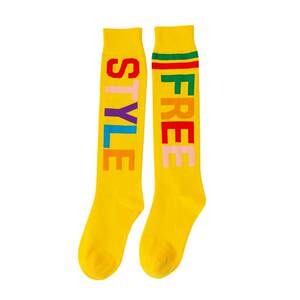 
Women's Ins Fashionable and Versatile Internet Celebrity Stockings Korean AB Mandarin Duck Half-Legging Knee Socks New Pure Cotton