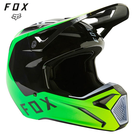 美国Fox Racing V1越野盔户外骑行头盔拉力盔安全帽