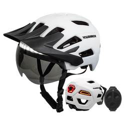 2025 summer new bicycle road bike mountain bike smart professional cycling helmet with goggles for men and women