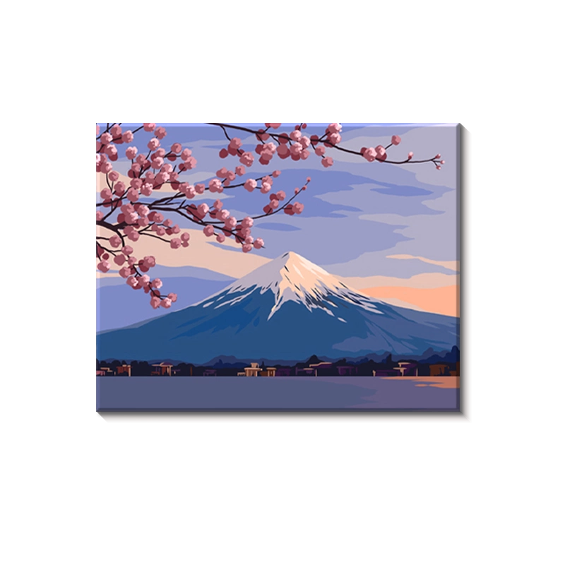 数字油画diy填充油彩画定制填色涂色解闷减压手工挂