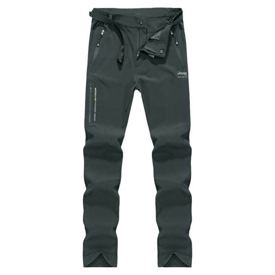 
Jeep Jeep outdoor quick-drying pants for men in summer thin loose straight climbing men's pants stretch casual sports pants