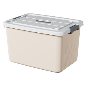
Storage box household large-capacity thickened clothes, toys, snacks, books, plastic portable storage box with lid, organizing box