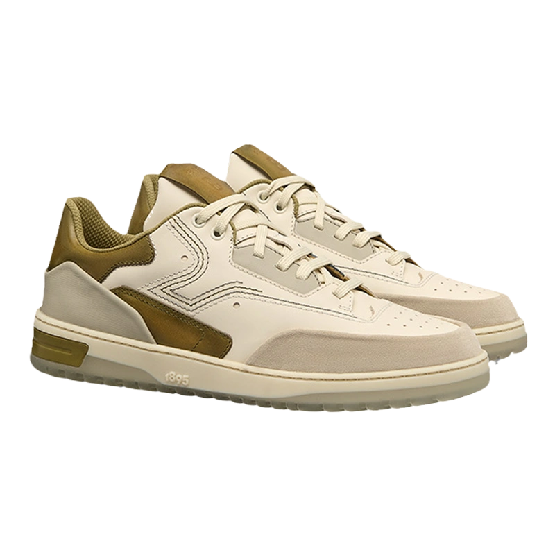 【Berluti】Playoff レザー Nubuck スニーカー ローカット ロゴ Berluti】Playoff レザー ディア スニーカー ローカット ロゴ