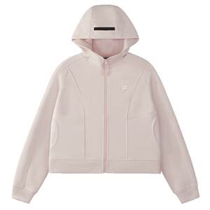 
FILA FUSION Fila Fashion Brand Knitted Hooded Jacket Women's 2025 New Winter Fashion Casual Slim Body Clothes