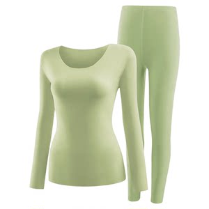 女士保暖内衣女款冬季无痕贴身秋衣秋裤套装保温衣发热内搭打底衫