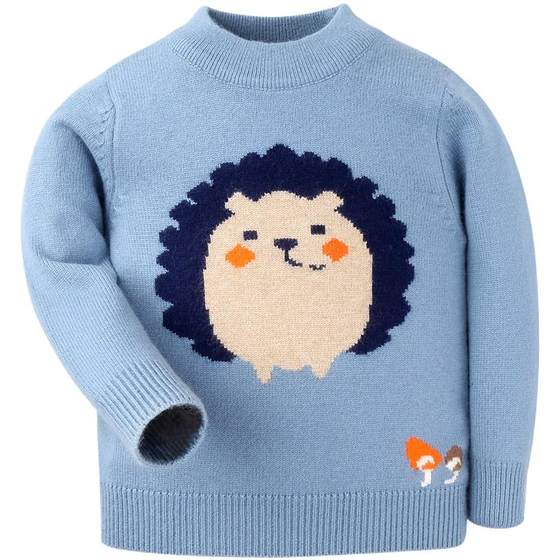 
Children's Cashmere Sweater Boys' Sweater Cartoon 2025 Autumn and Winter New Pullover Baby Knitted Baby Boy's Cardigan