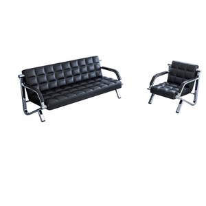 
Office sofa simple guest reception business three-person sofa office furniture fashion sofa tea table combination