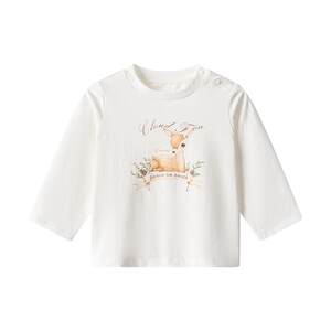 
Manxi Children's Spring New Style Cotton Antibacterial Printed T-shirt Long Sleeve Base Outdoor Top Children's Clothing