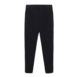 
Autumn and winter extended trousers, long legs, tall 120cm thick small feet casual pants slim and droopy large size woolen pants