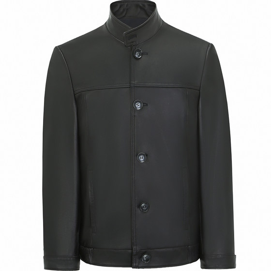 
Beast King genuine leather leather jacket sheep men's leather leather jacket, new casual slim men's jacket trend in autumn and winter