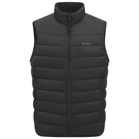 
Tambor 2025 Autumn New Men's Down Vest Lightweight Warm Vest Stand Collar Liner Inner Shirt Waistcoat