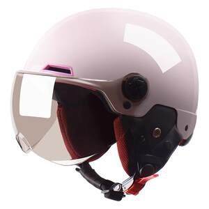 3C certified national standard Mustang helmet female electric vehicle four seasons universal hard hat motorcycle Motorcycle summer battery car half helmet
