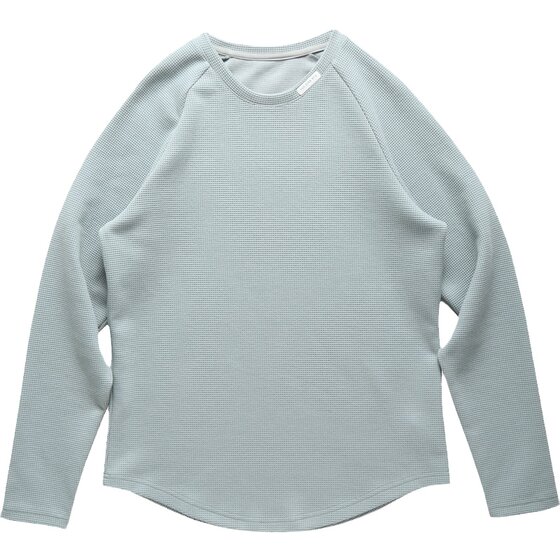 
Vitker waffle sports long-sleeved T-shirt men's spring and autumn knitted round neck casual fitness versatile bottoming shirt 3860