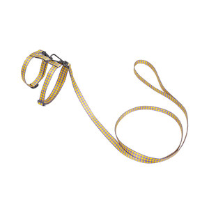 Zeze pet traction rope to get rid of camouflage Japanese H -shaped backcare catwalk cats to earn small dog work products
