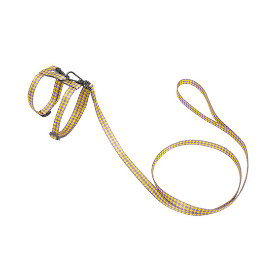 Zeze pet traction rope to get rid of camouflage Japanese H -shaped backcare catwalk cats to earn small dog work products
