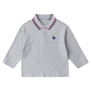 
Dudujia children's T-shirt boys new polo shirt baby spring long-sleeved tops girls spring and autumn children's clothing