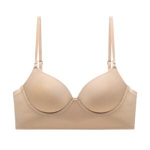 
MIMI FANTASY traceless backless bra halter neck invisible sexy suit U-shaped beautiful back cross lingerie for women